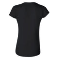 Black - Back - Gildan Ladies Soft Style Short Sleeve T-Shirt