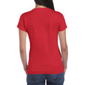 Red - Lifestyle - Gildan Ladies Soft Style Short Sleeve T-Shirt