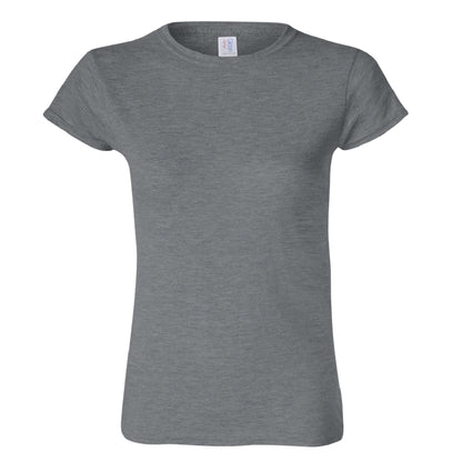 Graphite Heather - Front - Gildan Ladies Soft Style Short Sleeve T-Shirt