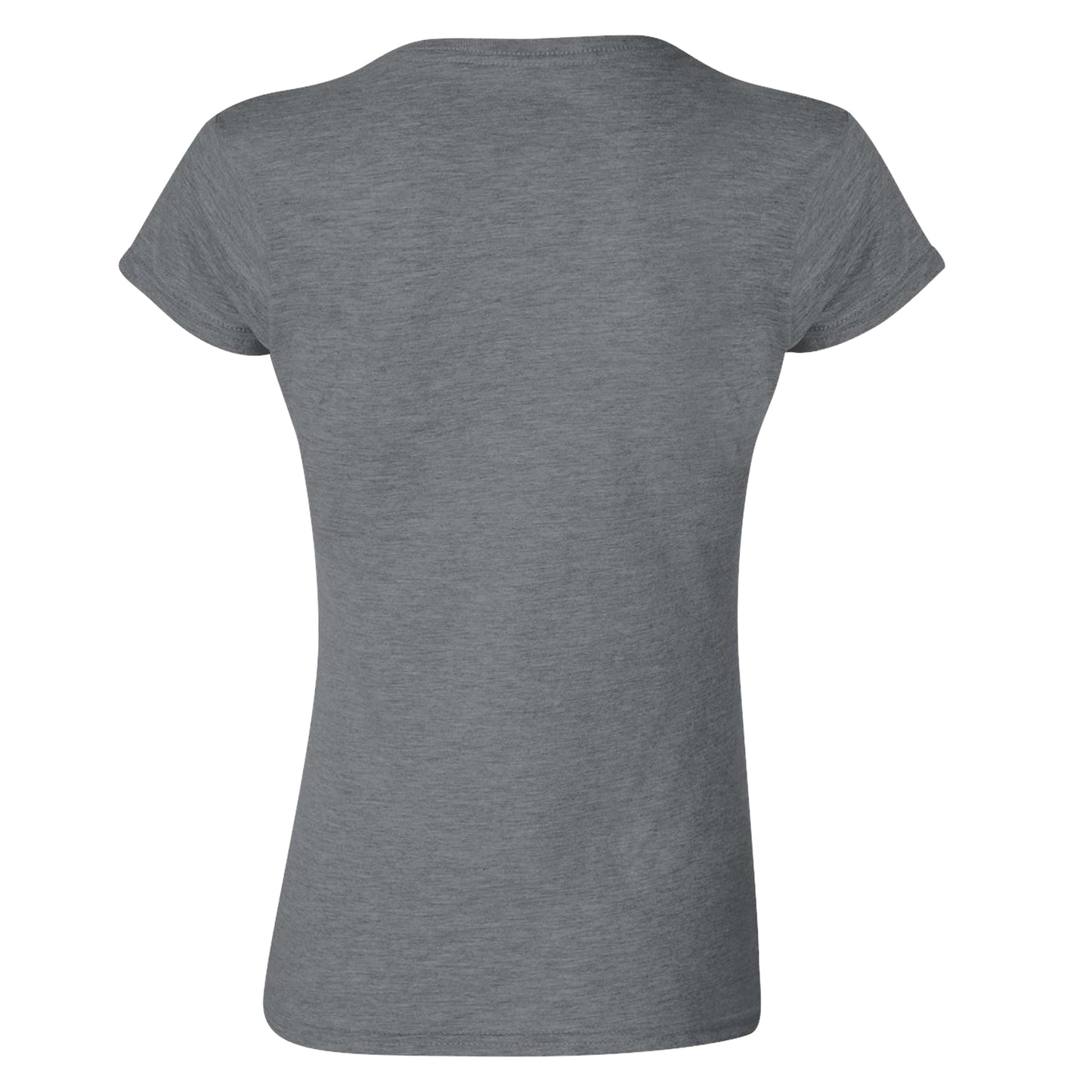 Graphite Heather - Back - Gildan Ladies Soft Style Short Sleeve T-Shirt