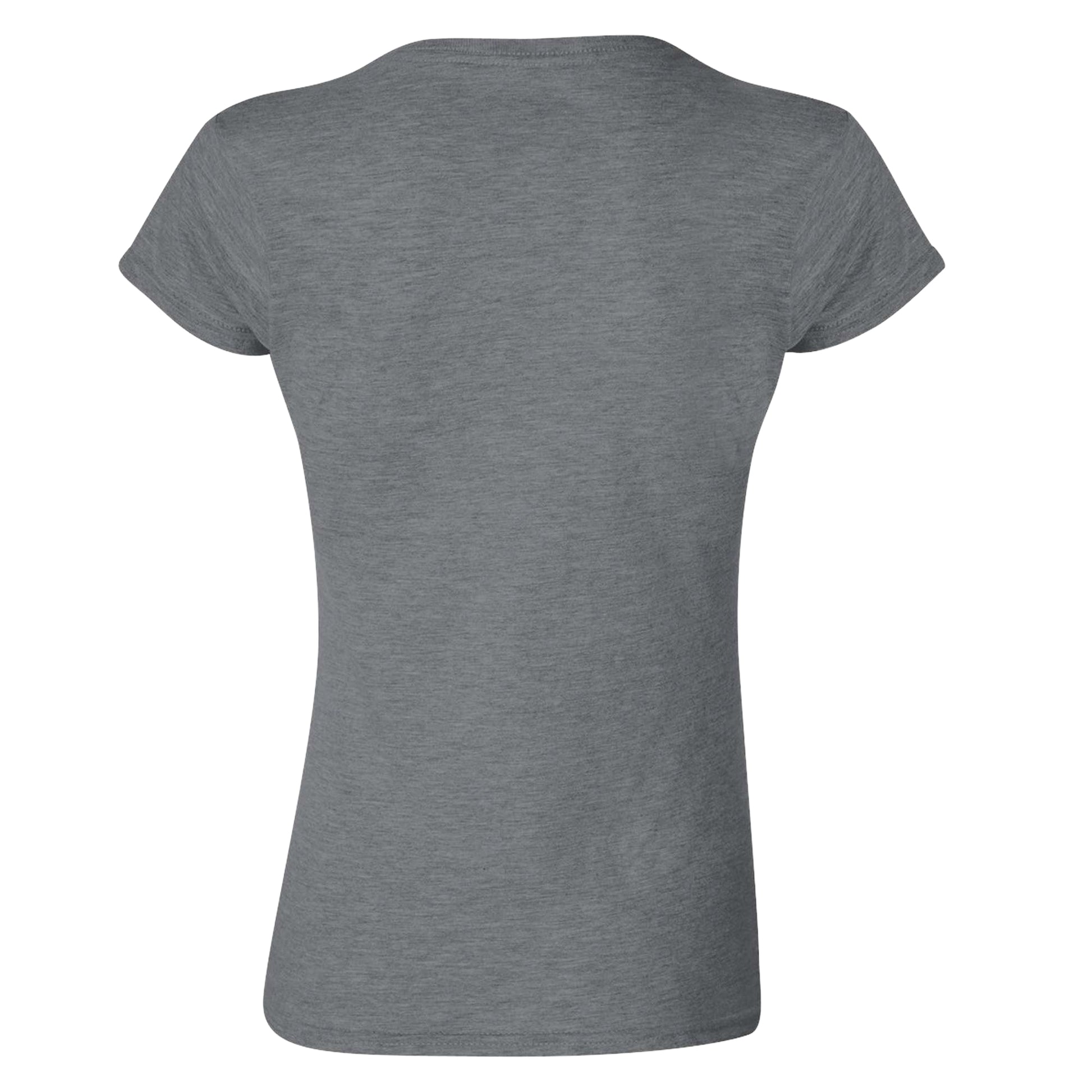 Graphite Heather - Back - Gildan Ladies Soft Style Short Sleeve T-Shirt
