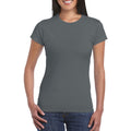 Charcoal - Side - Gildan Ladies Soft Style Short Sleeve T-Shirt
