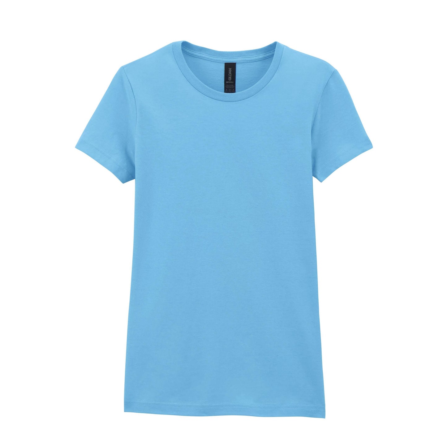 Sky Blue - Front - Gildan Ladies Soft Style Short Sleeve T-Shirt