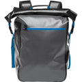 Black-Graphite-Azure Blue - Front - Stormtech Kemano Backpack