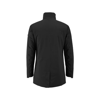 Black - Back - Tee Jays Mens All Weather Parka