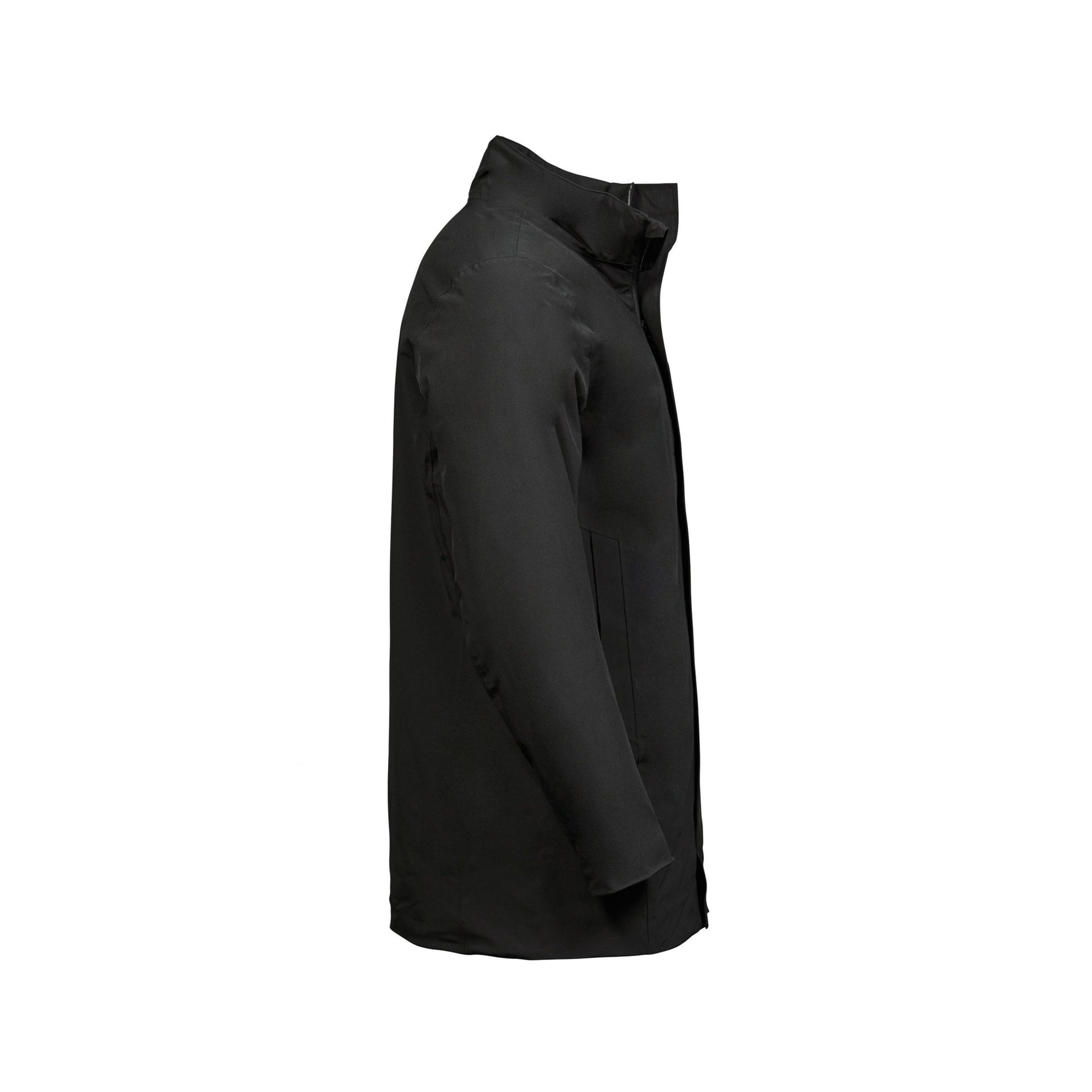 Black - Side - Tee Jays Mens All Weather Parka
