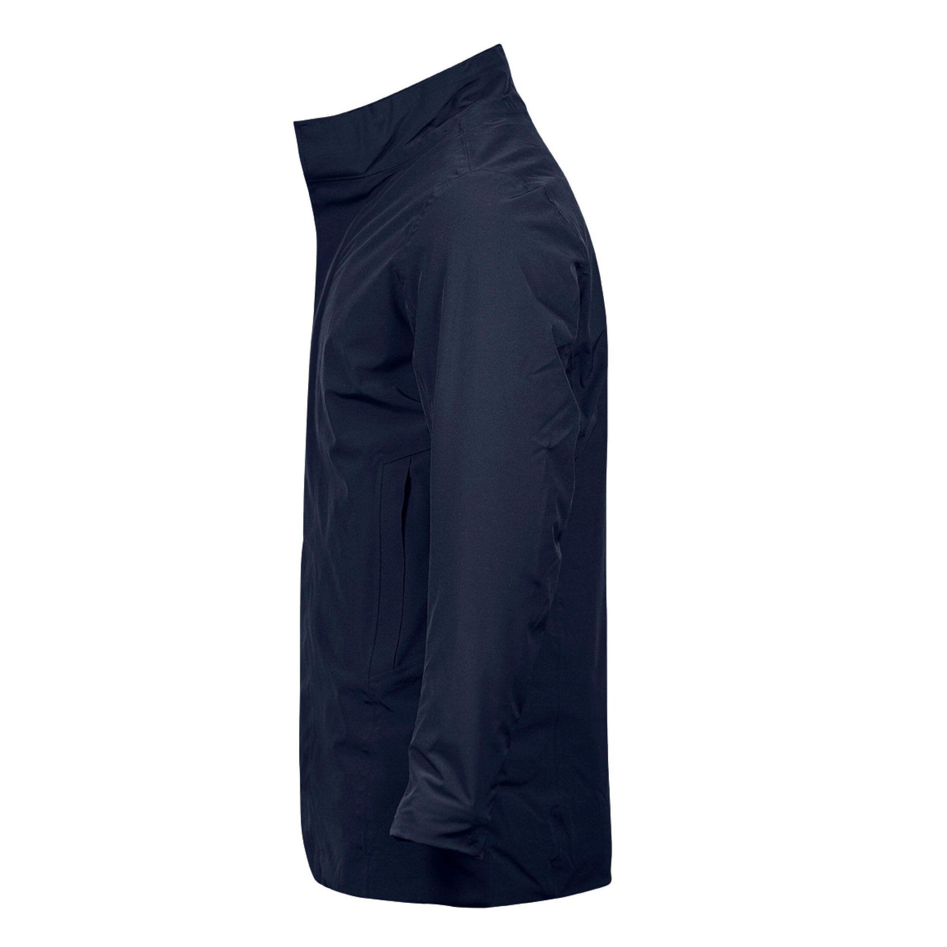 Deep Navy - Side - Tee Jays Mens All Weather Parka