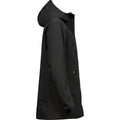 Black - Side - Tee Jays Womens-Ladies All Weather Parka