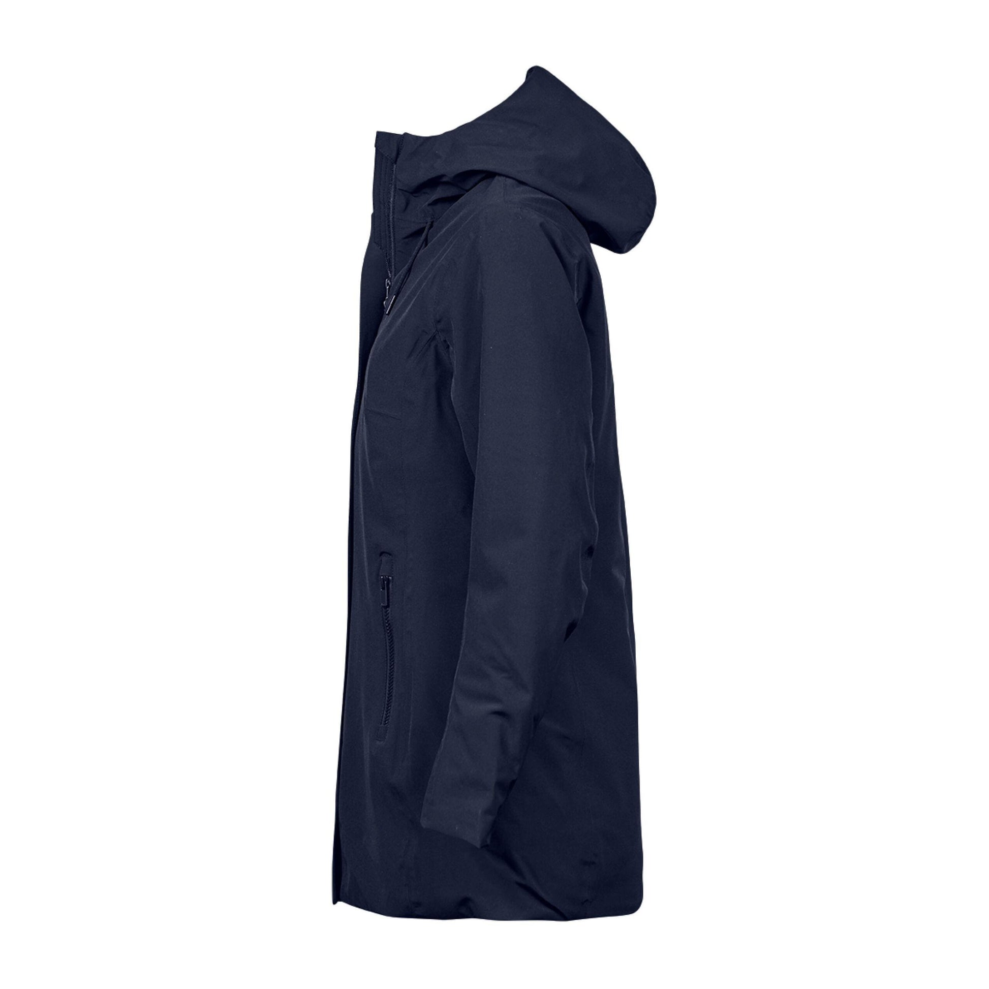 Deep Navy - Side - Tee Jays Womens-Ladies All Weather Parka