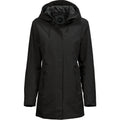 Black - Front - Tee Jays Womens-Ladies All Weather Parka