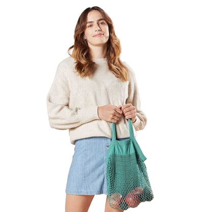 Sage - Back - Westford Mill Organic Mesh Carry Bag