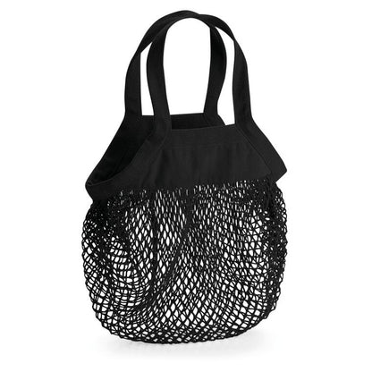 Black - Front - Westford Mill Organic Mesh Carry Bag
