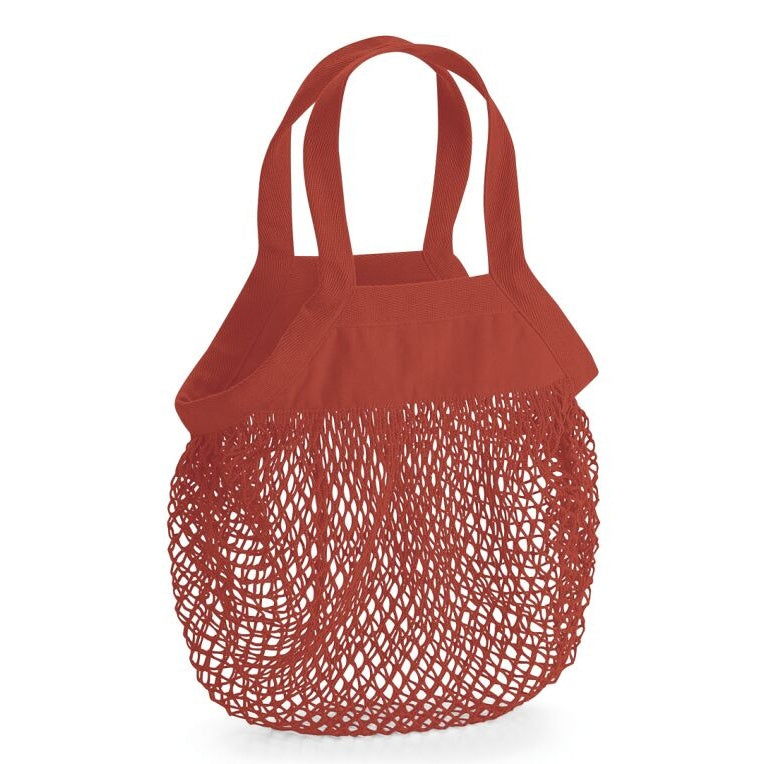 Orange Rust - Front - Westford Mill Organic Mesh Carry Bag