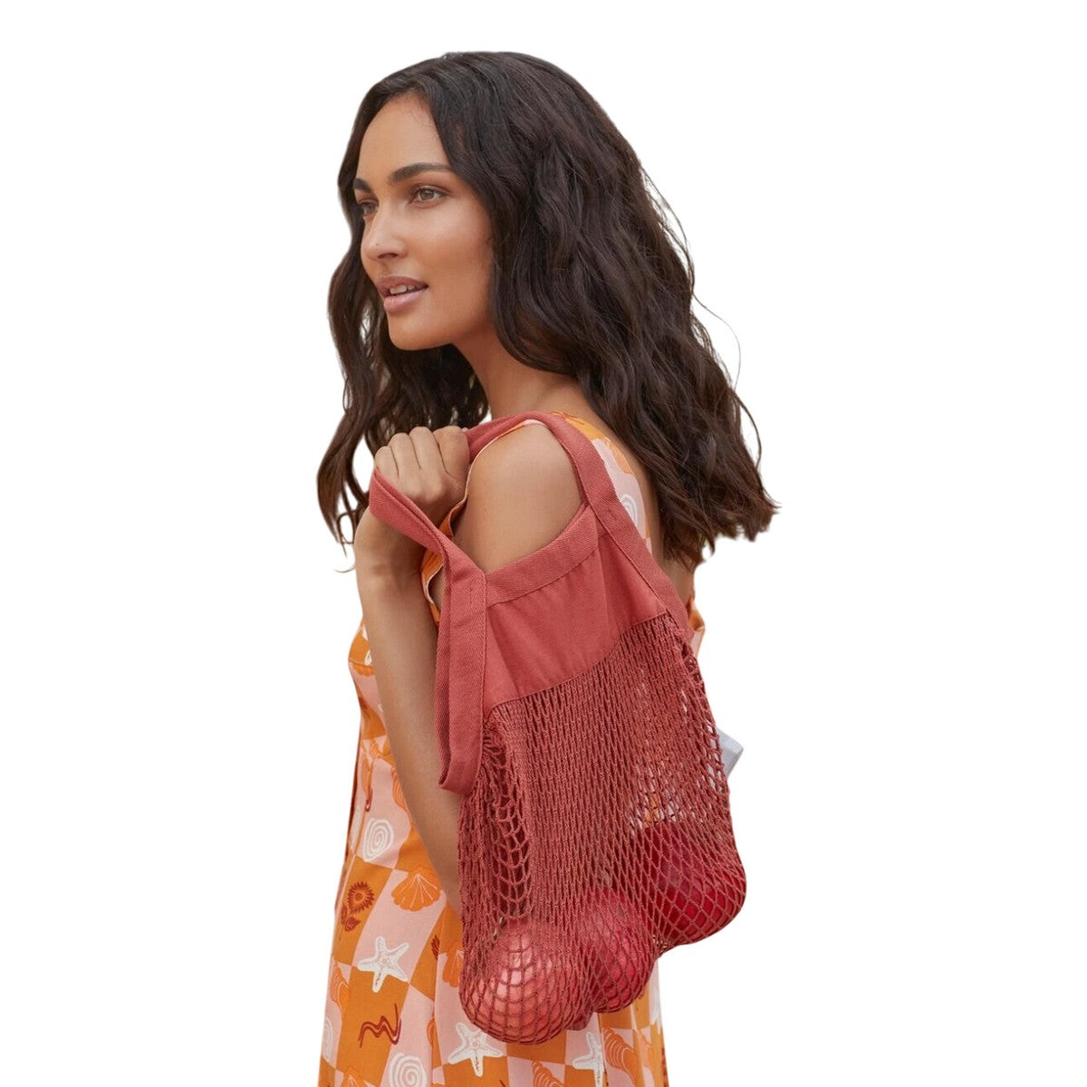 Rusty Orange - Back - Westford Mill Mini Organic Cotton Tote