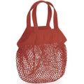 Rusty Orange - Front - Westford Mill Mini Organic Cotton Tote