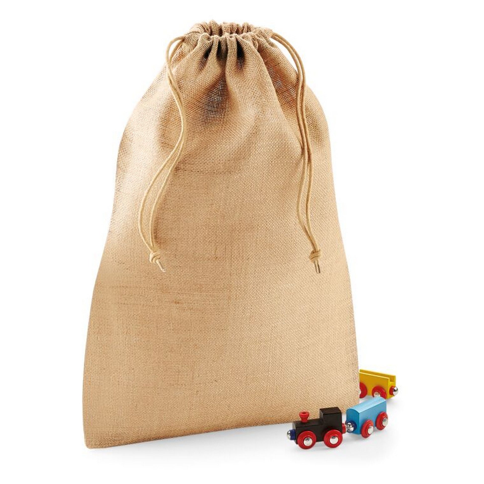 Natural - Back - Westford Mill Jute Stuff Bag