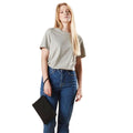 Black-Black - Side - Westford Mill Canvas Wristlet Pouch
