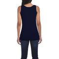 Navy - Lifestyle - Gildan Ladies Soft Style Tank Top Vest