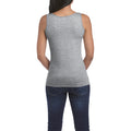 Sport Grey (RS) - Pack Shot - Gildan Ladies Soft Style Tank Top Vest