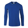 Royal - Front - Gildan Mens Soft Style Long Sleeve T-Shirt