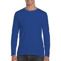 Royal - Back - Gildan Mens Soft Style Long Sleeve T-Shirt