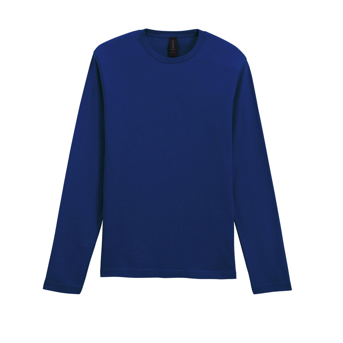 Royal Blue - Front - Gildan Mens Soft Style Long Sleeve T-Shirt