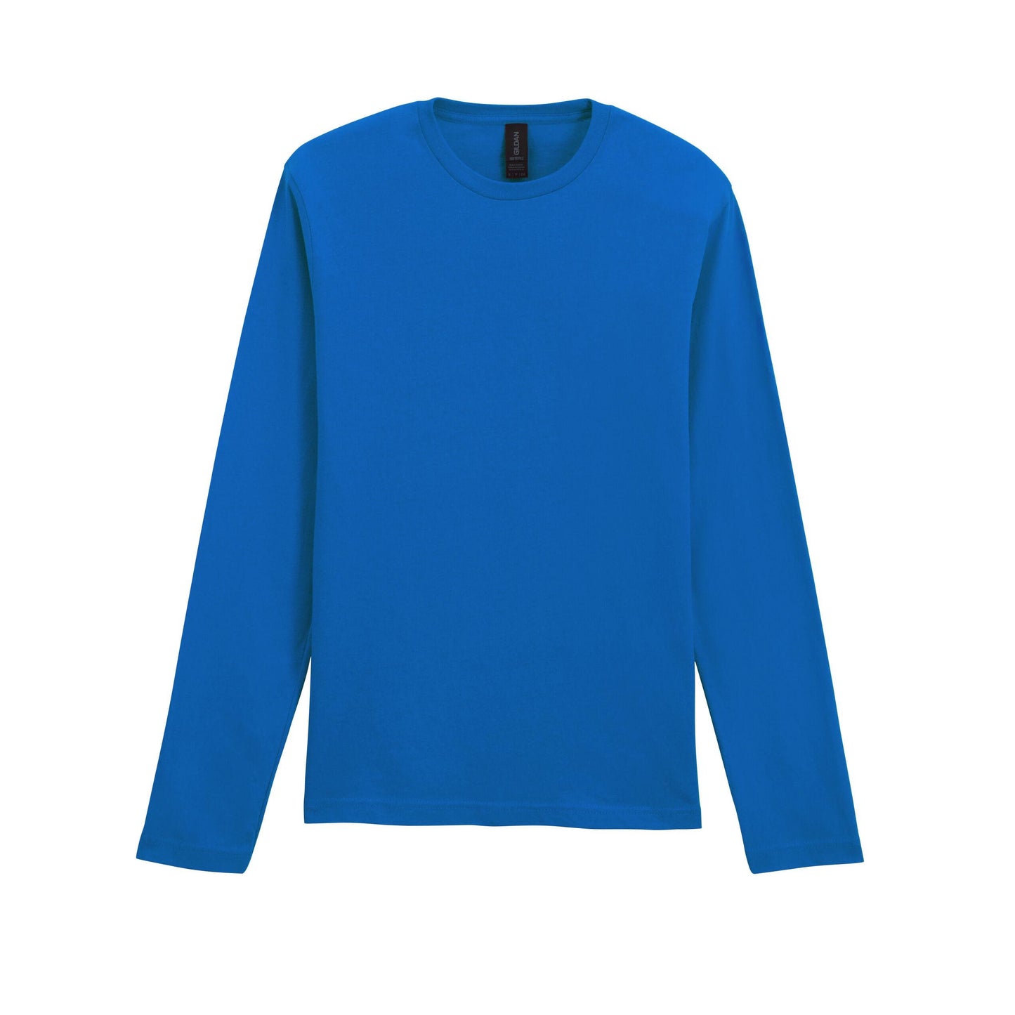 Royal Blue - Back - Gildan Mens Soft Style Long Sleeve T-Shirt