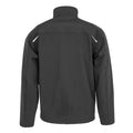 Black - Side - Result Genuine Recycled Mens Printable 3 Layer Soft Shell Jacket