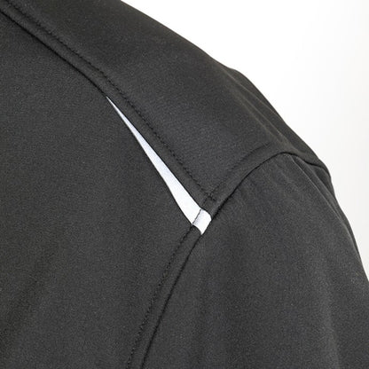Black - Lifestyle - Result Genuine Recycled Mens Printable 3 Layer Soft Shell Jacket