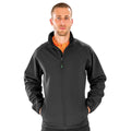 Black - Side - Result Genuine Recycled Mens Printable Soft Shell Jacket