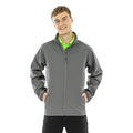 Workguard Grey - Side - Result Genuine Recycled Mens Printable Soft Shell Jacket