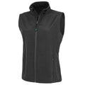 Black - Front - Result Genuine Recycled Womens-Ladies Softshell Body Warmer