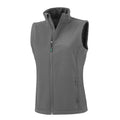 Workguard Grey - Front - Result Genuine Recycled Womens-Ladies Softshell Body Warmer