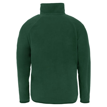 Forest Green - Back - Result Genuine Recycled Mens Microfleece Jacket