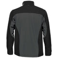 Dolphin-Black - Back - Stormtech Mens Cascades Soft Shell Jacket