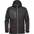 Black-Bright Red - Front - Stormtech Mens Olympia Soft Shell Jacket