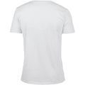 White - Back - Gildan Mens Soft Style V-Neck Short Sleeve T-Shirt