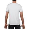 White - Pack Shot - Gildan Mens Soft Style V-Neck Short Sleeve T-Shirt