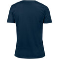 Navy - Back - Gildan Mens Soft Style V-Neck Short Sleeve T-Shirt