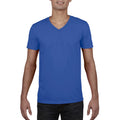 Royal - Lifestyle - Gildan Mens Soft Style V-Neck Short Sleeve T-Shirt