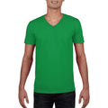 Irish Green - Lifestyle - Gildan Mens Soft Style V-Neck Short Sleeve T-Shirt
