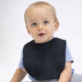 Black - Back - Babybugz Baby Single Layer Bib