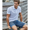 White - Side - Tee Jays Mens Power Polo Shirt