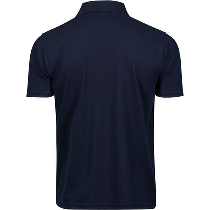 Navy Blue - Back - Tee Jays Mens Power Polo Shirt