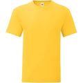 Sunflower Yellow - Front - Fruit of the Loom Mens Iconic 150 T-Shirt