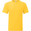 Sunflower Yellow - Front - Fruit of the Loom Mens Iconic T-Shirt