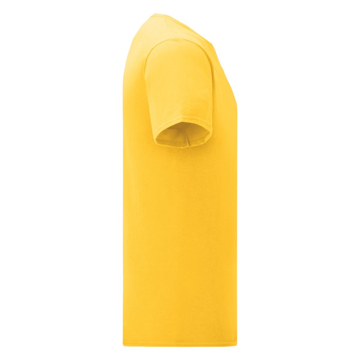 Sunflower Yellow - Side - Fruit of the Loom Mens Iconic 150 T-Shirt