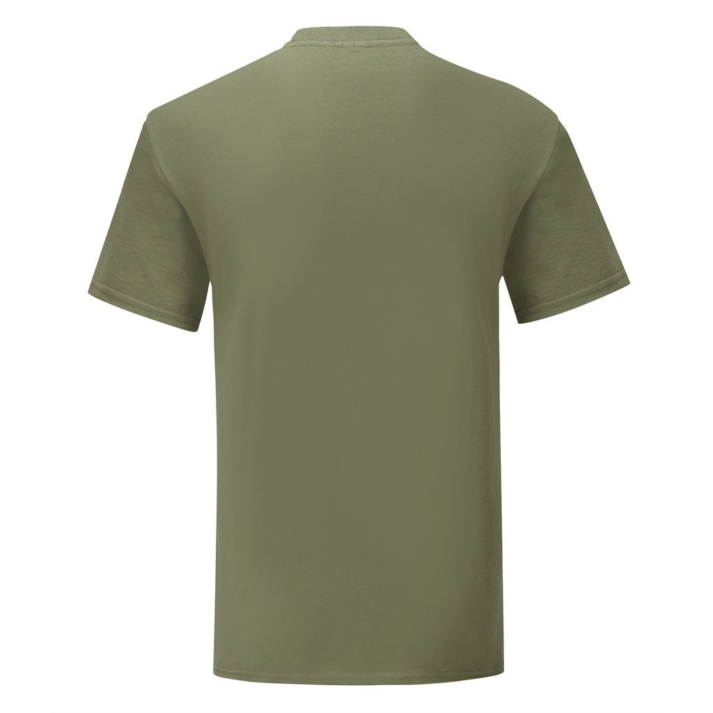 Olive - Back - Fruit of the Loom Mens Iconic 150 T-Shirt