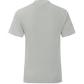 Grey - Back - Fruit of the Loom Mens Iconic T-Shirt