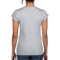 Sport Grey (RS) - Pack Shot - Gildan Ladies Soft Style Short Sleeve V-Neck T-Shirt